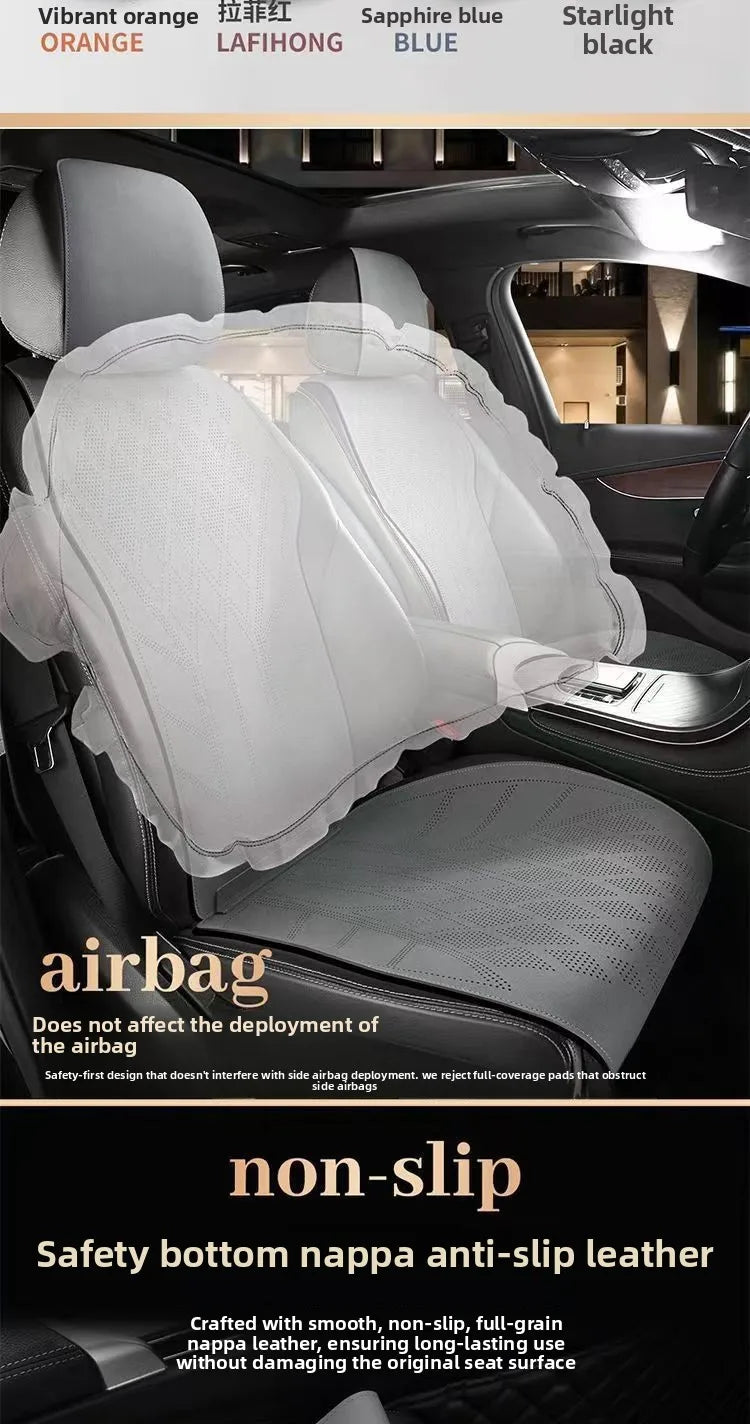 High Quality Suede Cover Universal High-end Car Seat Cover Breathable Seat Anti-slip Luxury Car Protection Thin Suede Seat Cover