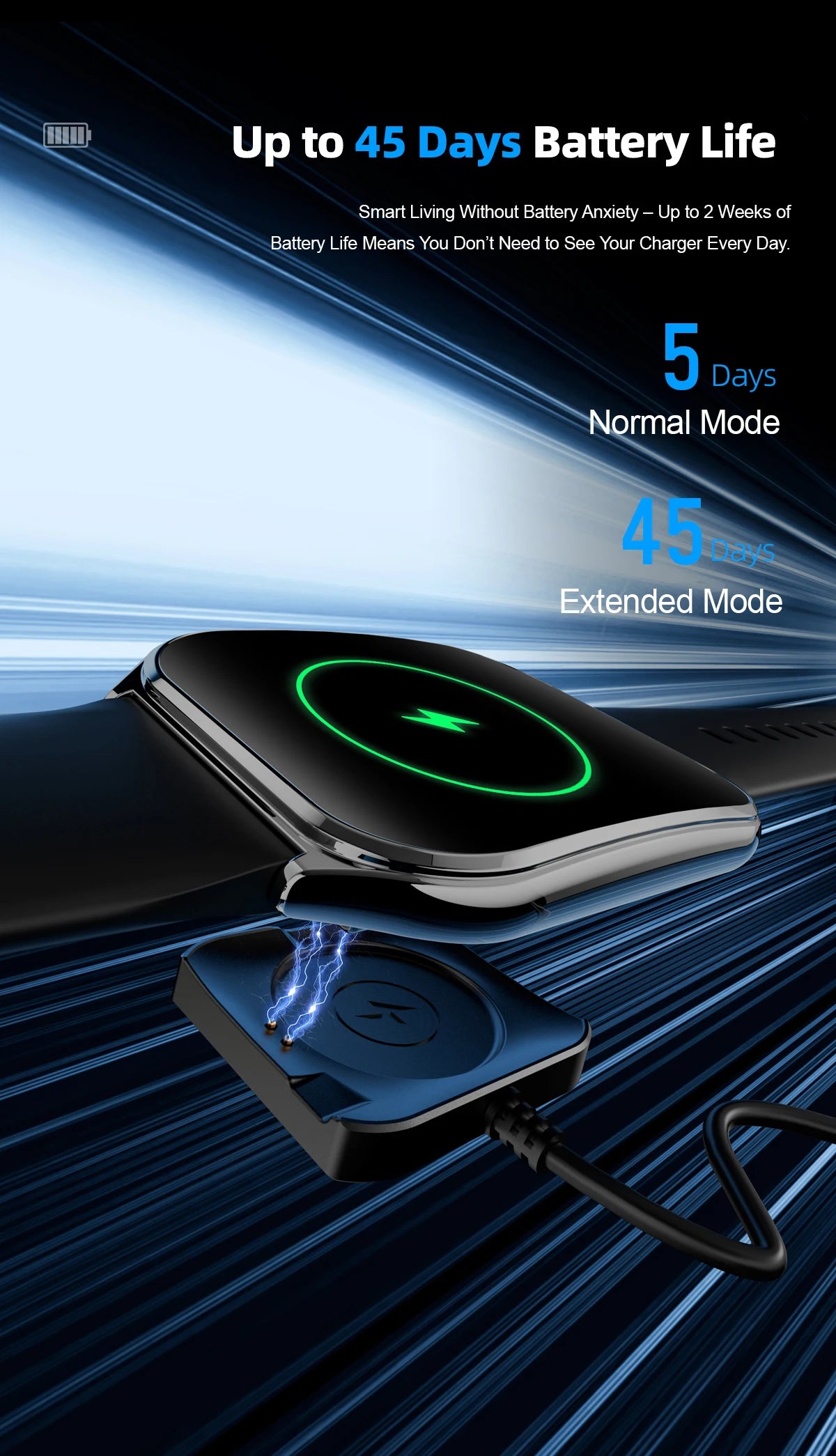 1.96-Inch AMOLED Smartwatch with Bluetooth Calling – Always-On Display