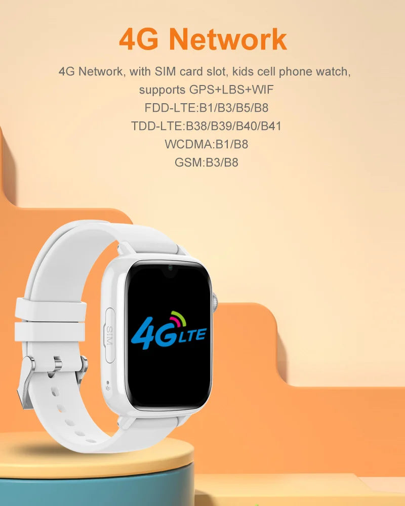 4G Kids GPS Smart Watch with Video Call & SOS
