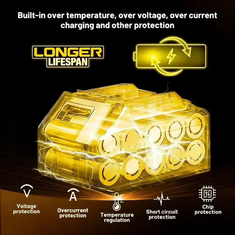 Original DEWALT 20V/60V Battery — DCB606 DCB609 DCB182 DCB205 DCB206 DCB209 | 18V 6Ah 9Ah