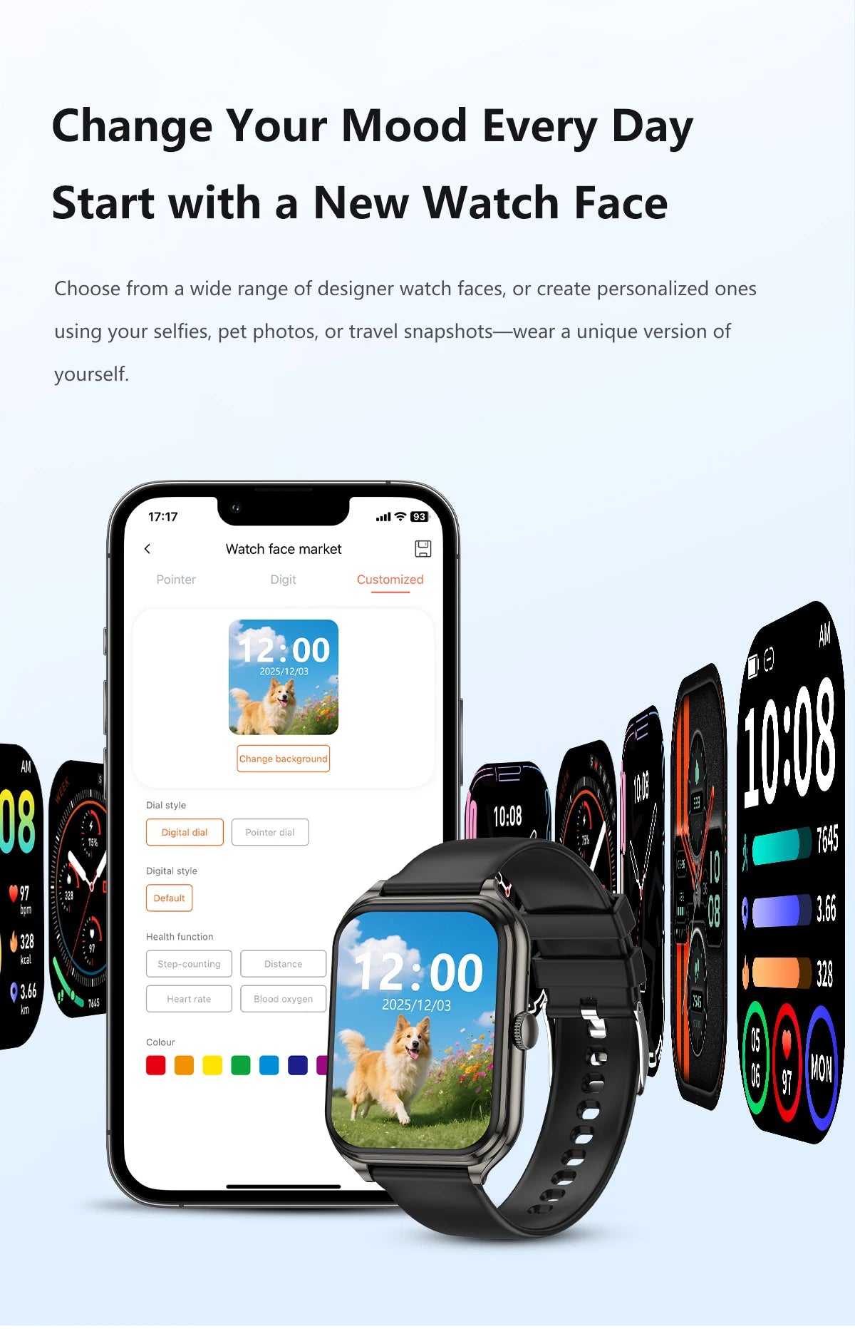 1.93-Inch Ultra-Thin AMOLED Smartwatch with Wireless Calling