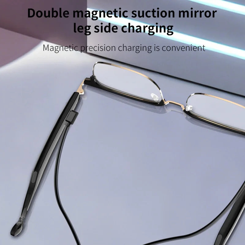 GS13 AI Smart Glasses Color-Changing Lenses Bluetooth Calling Outdoor Sports Photography Music Blue-Light Smart Sunglasses