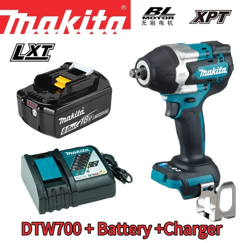 Makita DTW700Z 18V Brushless Cordless Impact Wrench – 1000Nm High Torque Power Tool