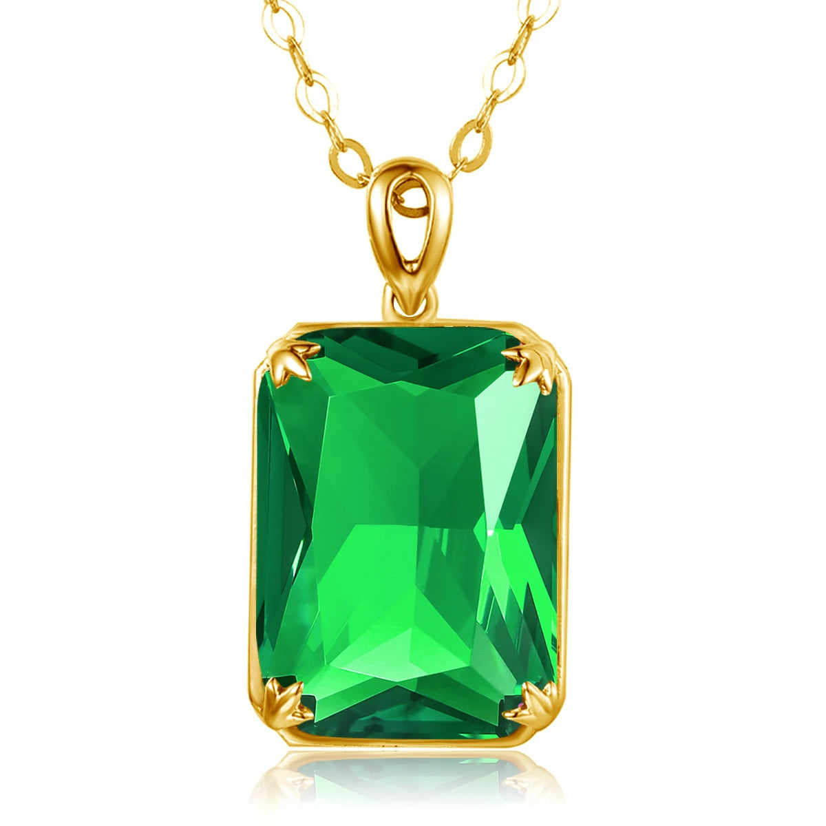 100% Real Silver 925 Necklace Pendant Aquamarine Women Jewelry Birthday Party Banquet Girl Accessories
