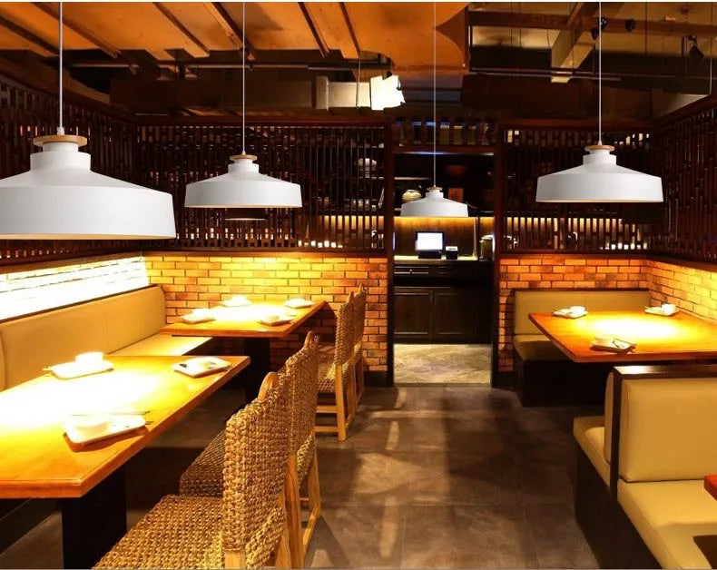 Nordic Industrial Chandelier – Retro Single Head Restaurant & Café Lamp