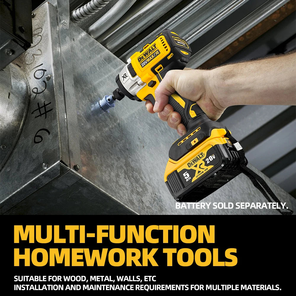 DEWALT DCD887 Cordless Brushless Electric Drill — Screwdriver Power Tool for Drilling & Screw Removal