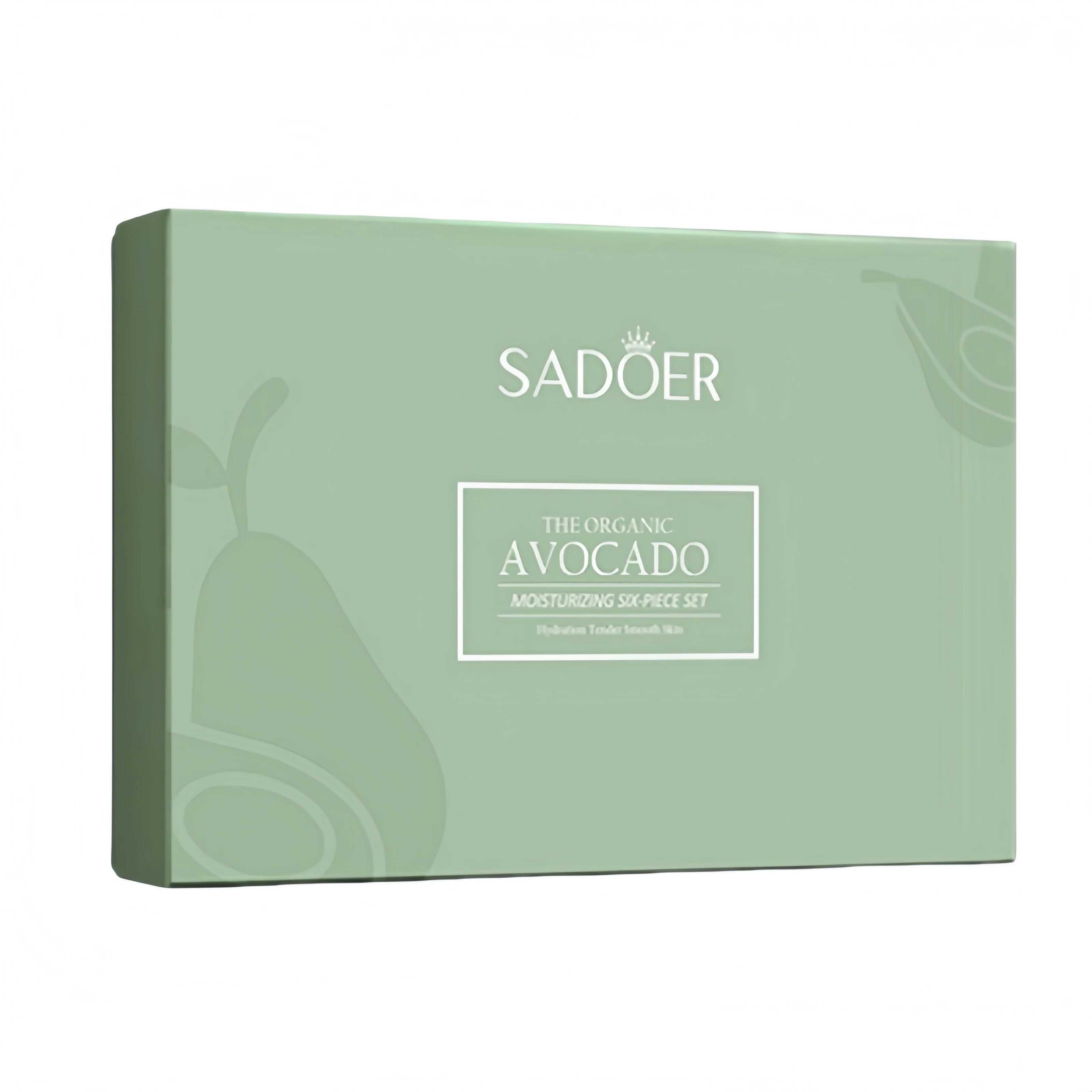 SADOER Avocado Skin Care Set 6pcs – Cleansing, Hydrating & Pore Purifying Kit
