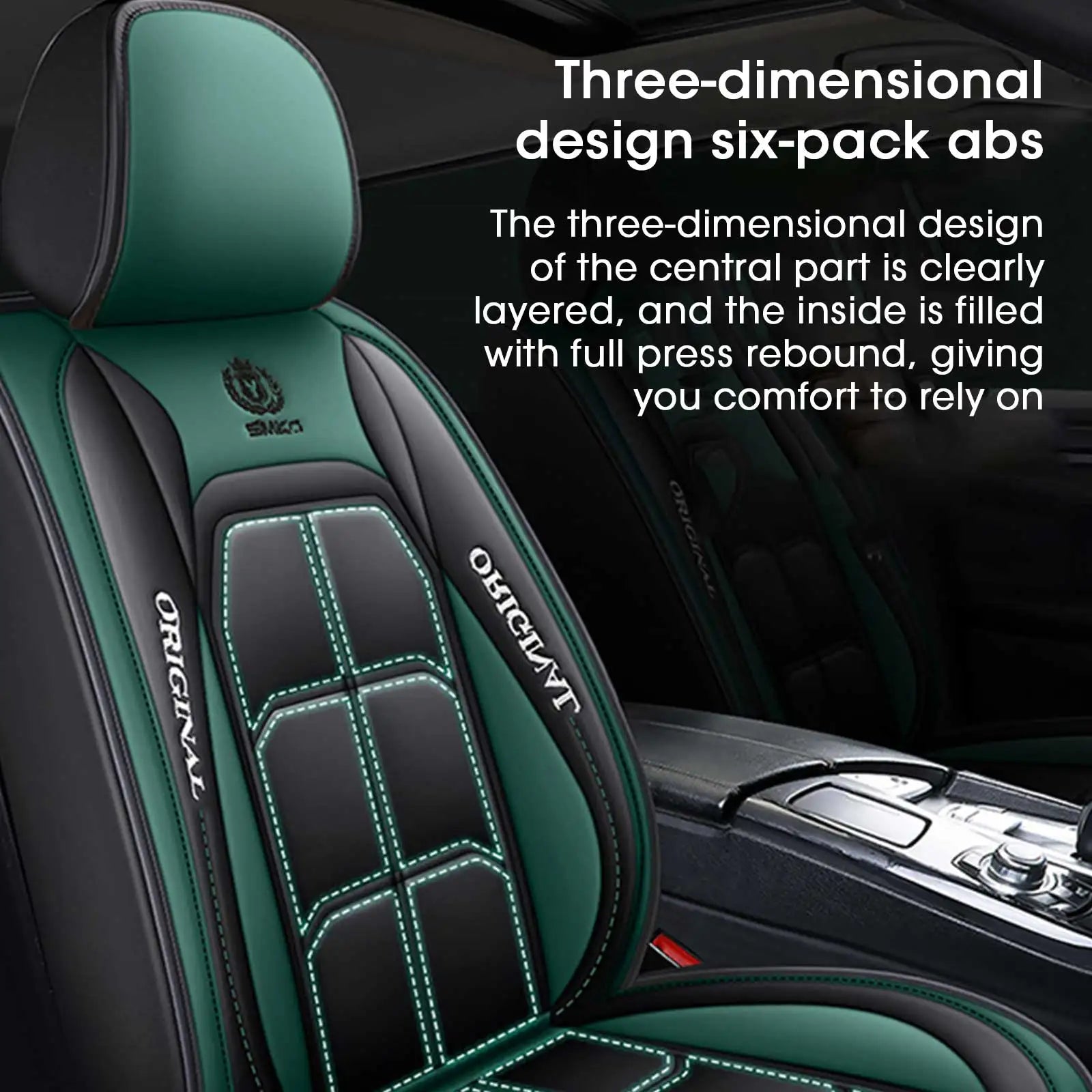 Universal Leather Cover Pu Car Seat Sporty Design Fit For Most Car Suv Truck Four Season Seat Cover For Car Accessories Interior