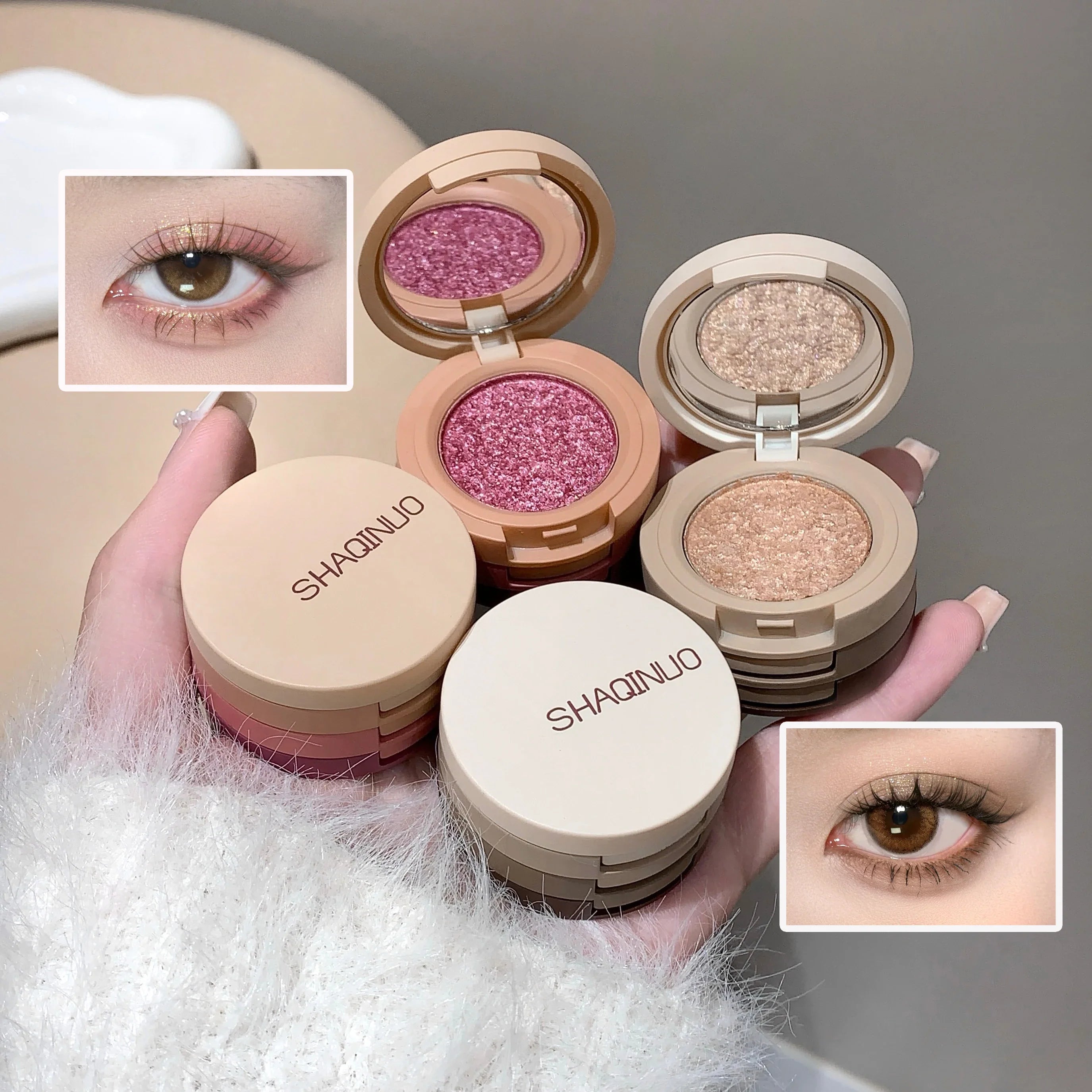 Shaqinuo Earth-tone Eyeshadow Palette-0