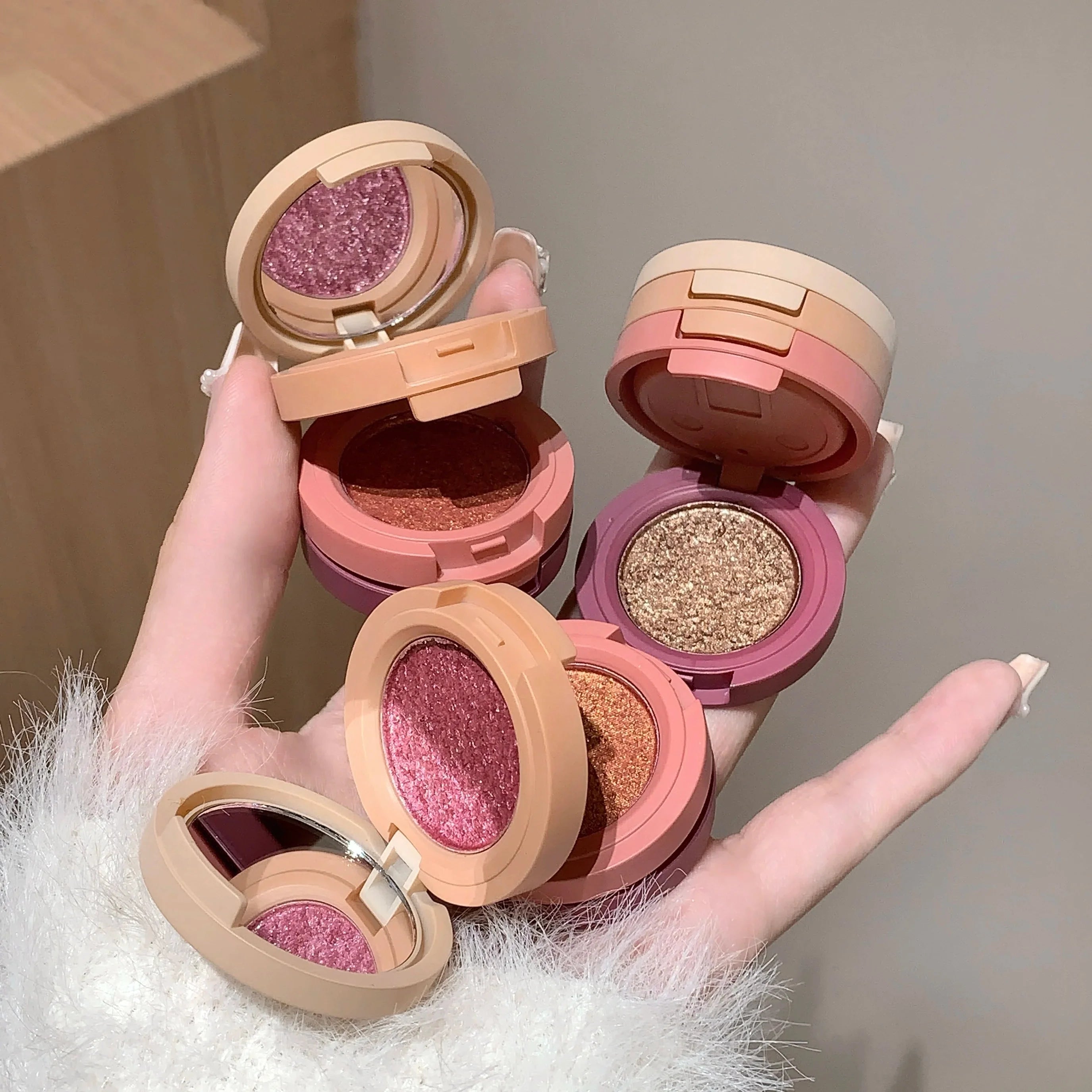 Shaqinuo Earth-tone Eyeshadow Palette-2
