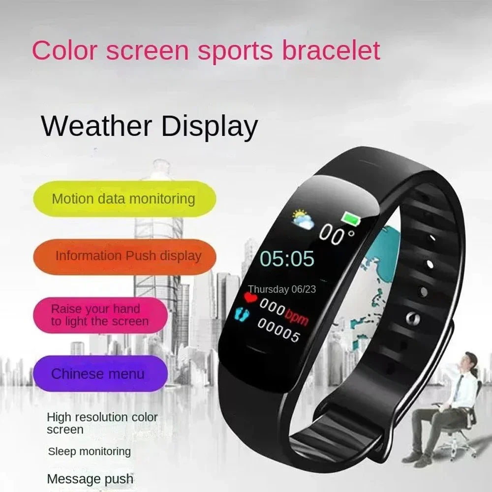 C1 Plus Bluetooth Smartwatch with Pedometer-2