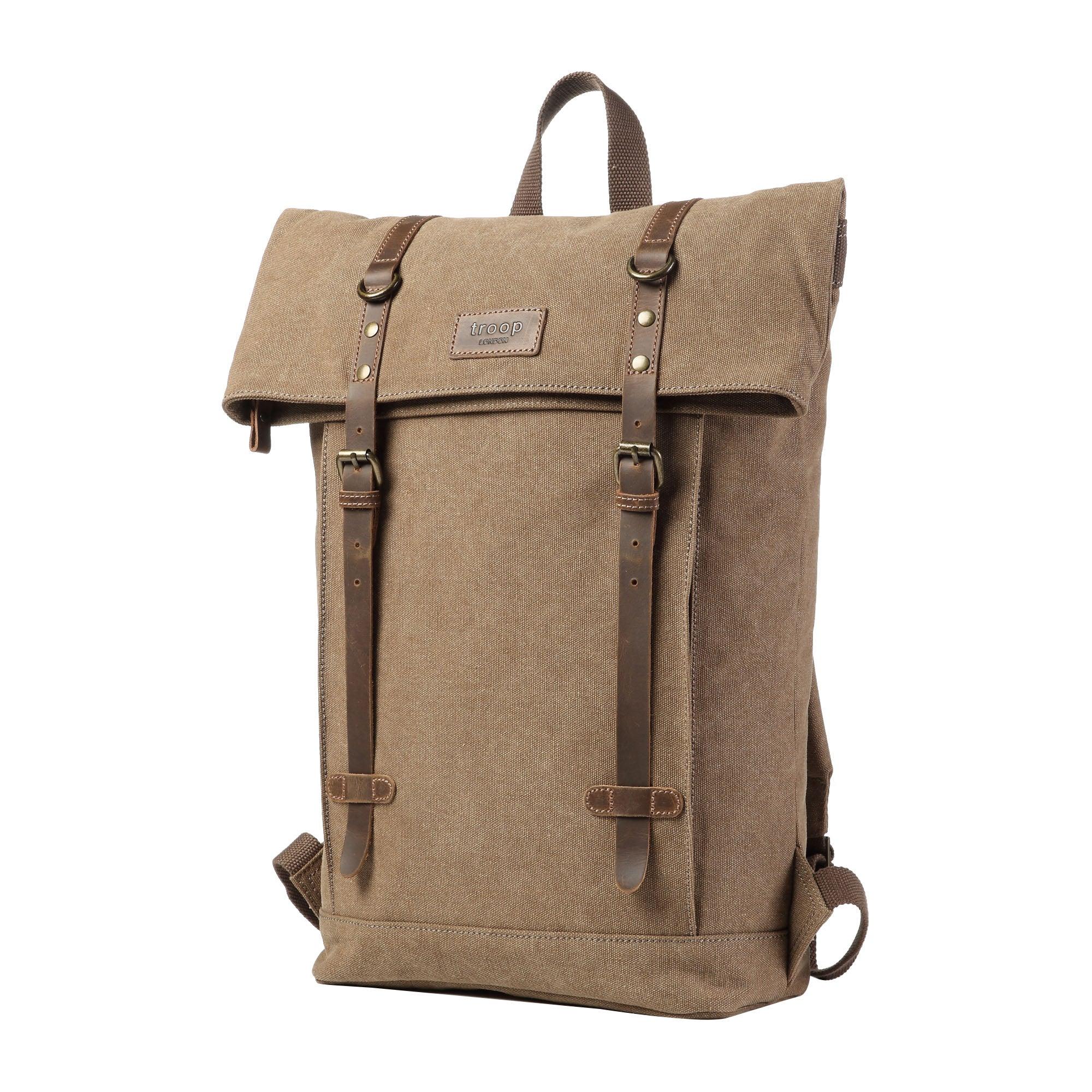 Heritage Waxed Canvas Laptop Backpack | TRP0425