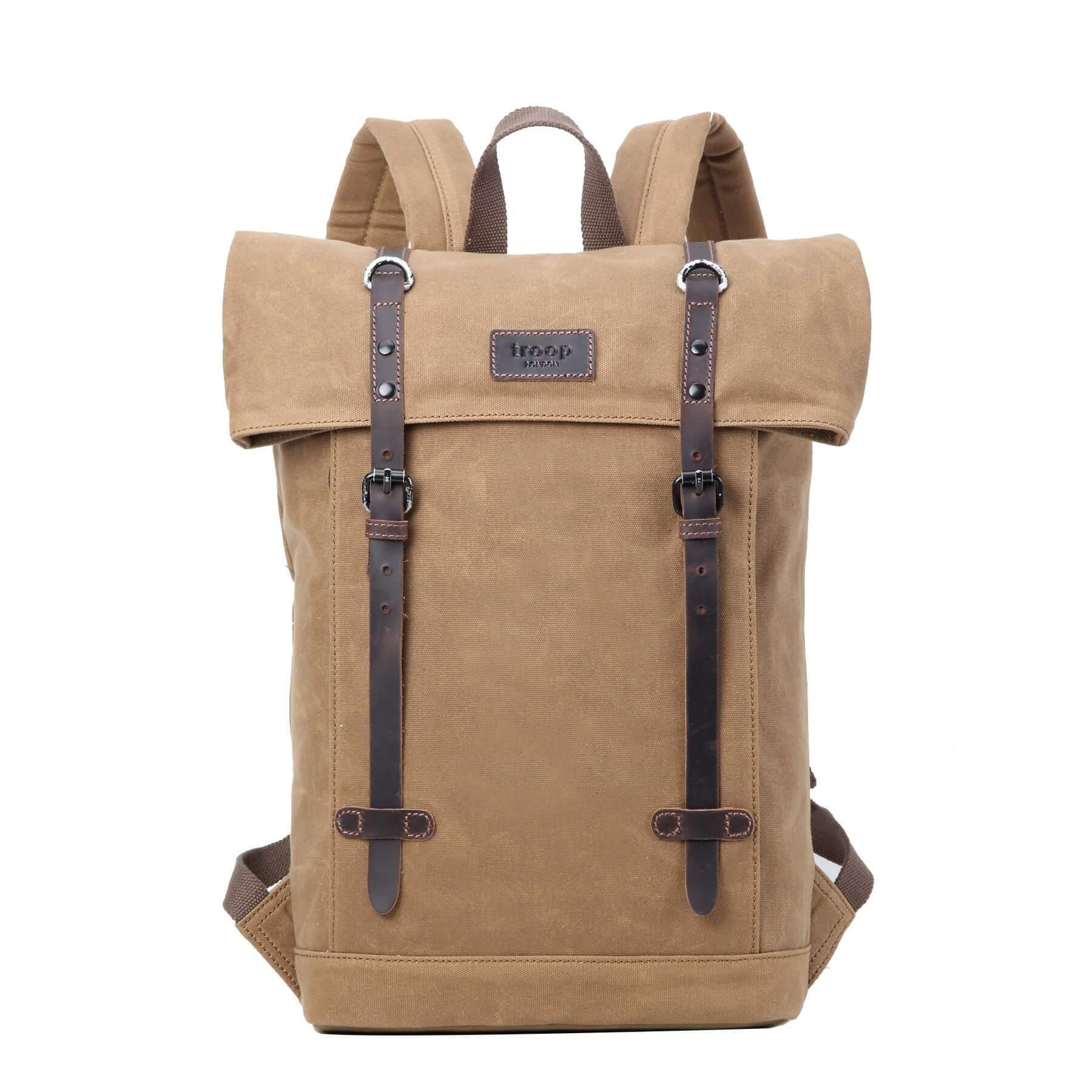 Heritage Waxed Canvas Laptop Backpack | TRP0425