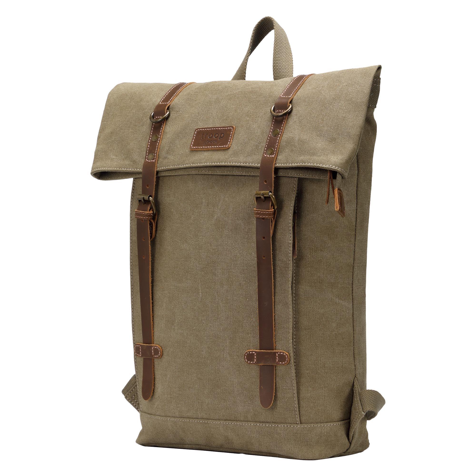 Heritage Waxed Canvas Laptop Backpack | TRP0425