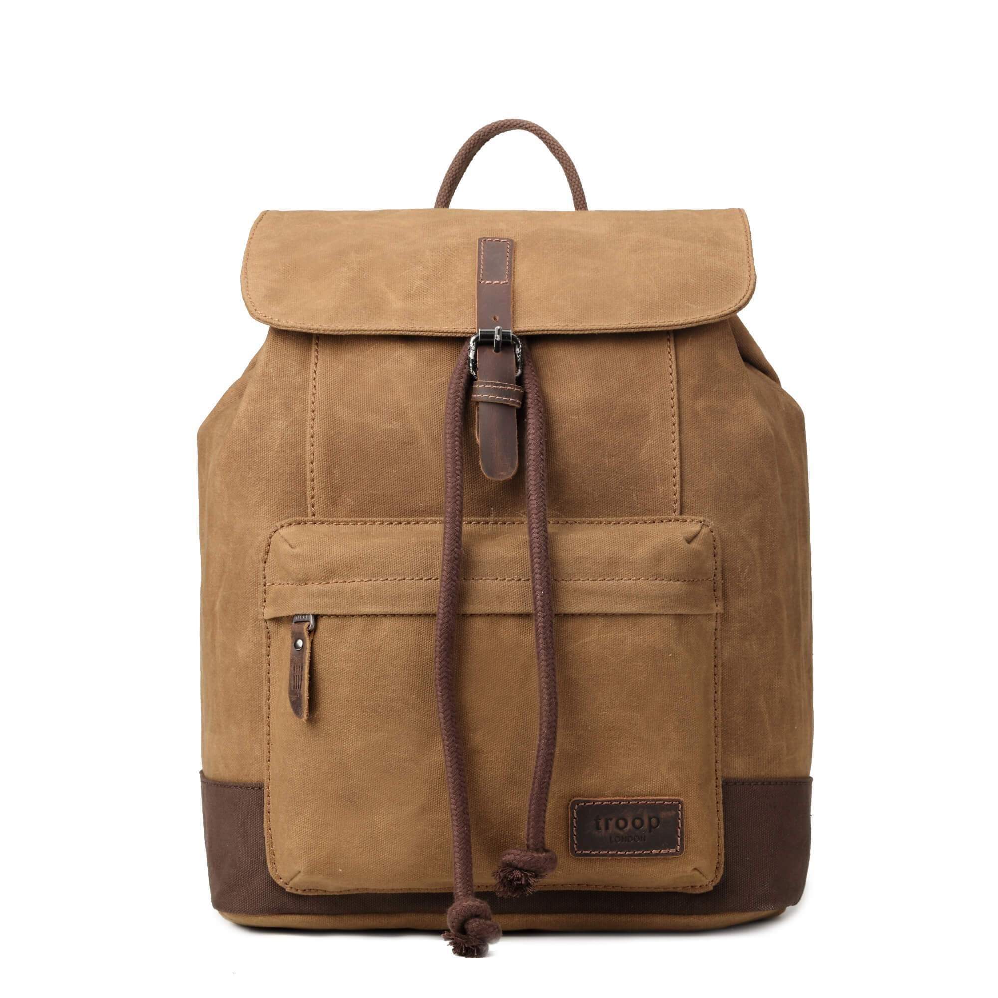 Heritage Waxed Canvas Laptop Backpack | TRP0442