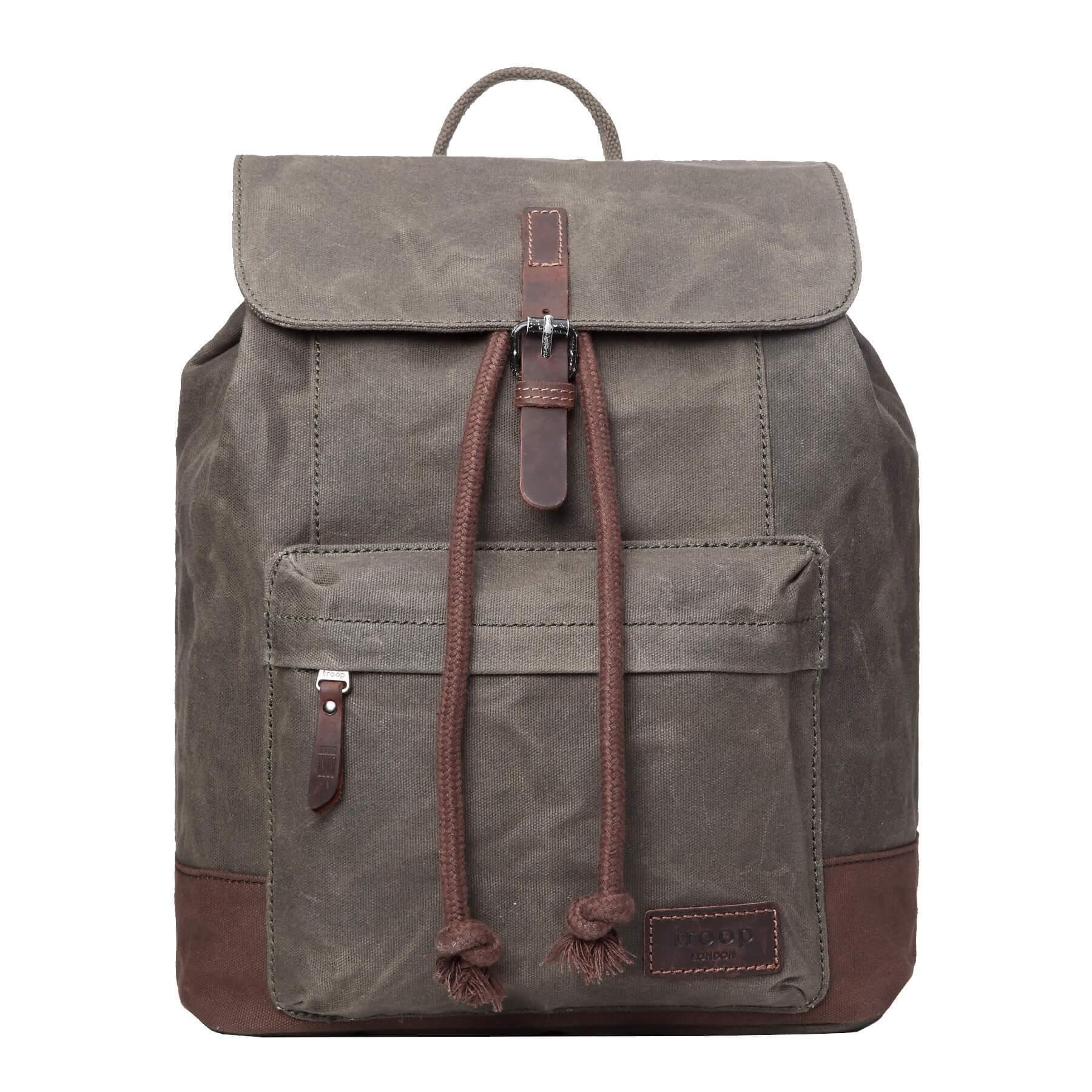 Heritage Waxed Canvas Laptop Backpack | TRP0442