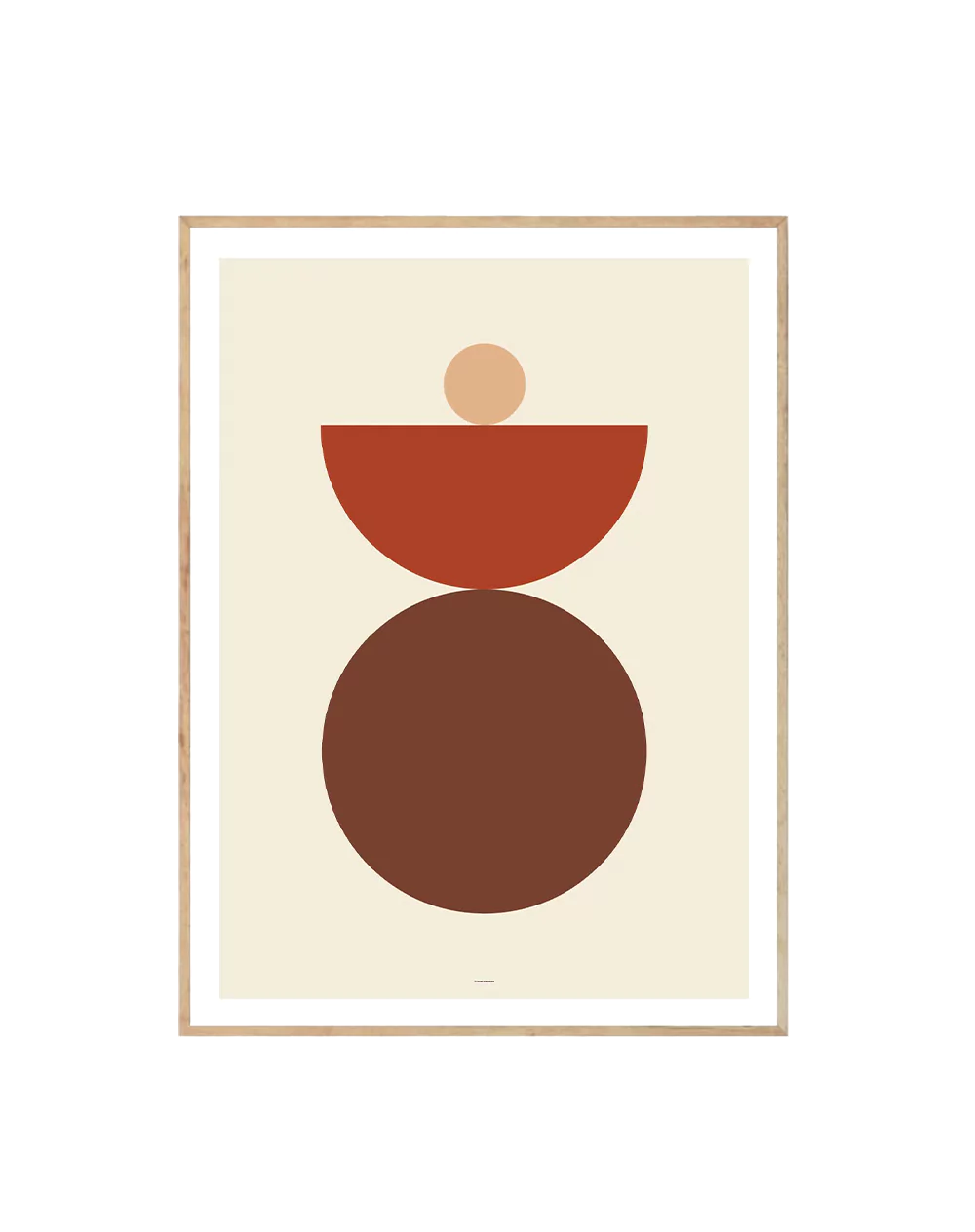 Abstract Shapes Vintage Red