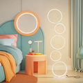 RGB Minimalist Circular Floor Lamp