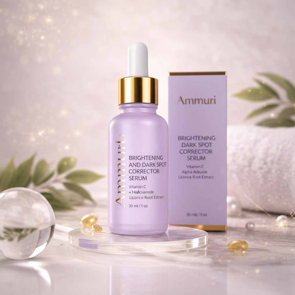 Kojic Acid & Alpha Arbutin Dark Spot Corrector Serum | Fade Hyperpigmentation | Ammuri