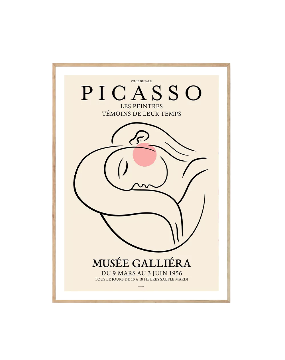 Picasso Woman Daydreaming Poster