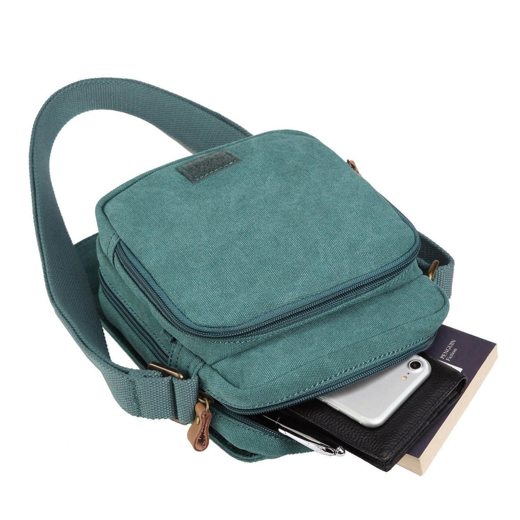 Canvas Flap Crossbody Bag | TRP0239
