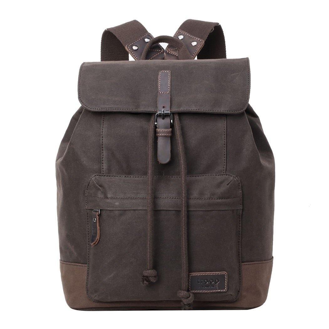 Heritage Waxed Canvas Laptop Backpack | TRP0442